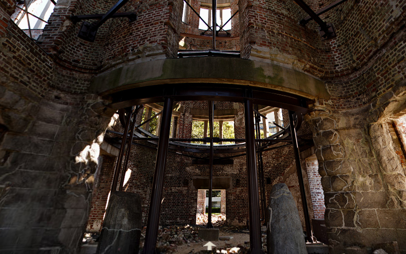 View 360 degree panoramic image of the inside of A-Bomb Dome