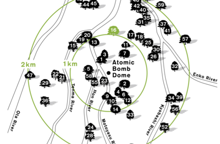 被爆樹木マップ