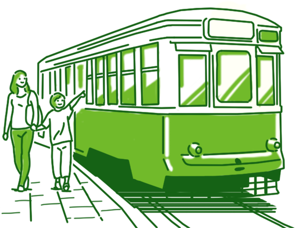 被爆電車